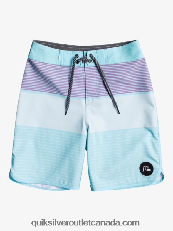 CA Quiksilver Boys 8-16 Surfsilk Tijuana Yth 17 Boardshort angel blue TX4R22273