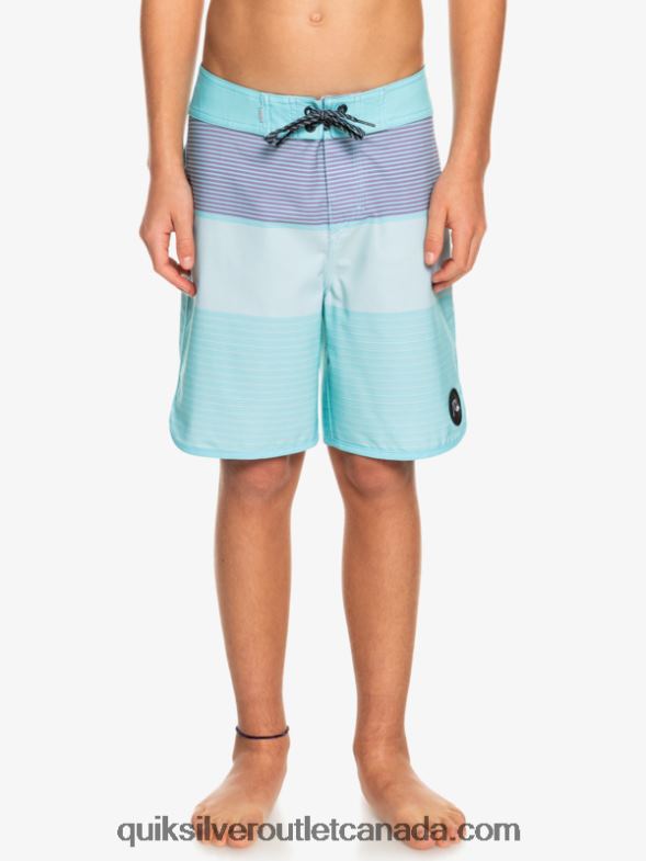 CA Quiksilver Boys 8-16 Surfsilk Tijuana Yth 17 Boardshort angel blue TX4R22273