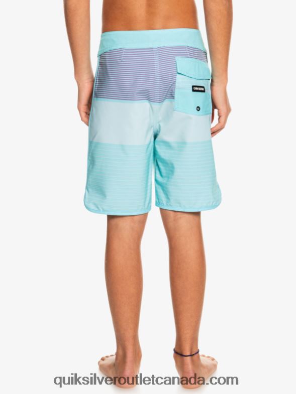 CA Quiksilver Boys 8-16 Surfsilk Tijuana Yth 17 Boardshort angel blue TX4R22273