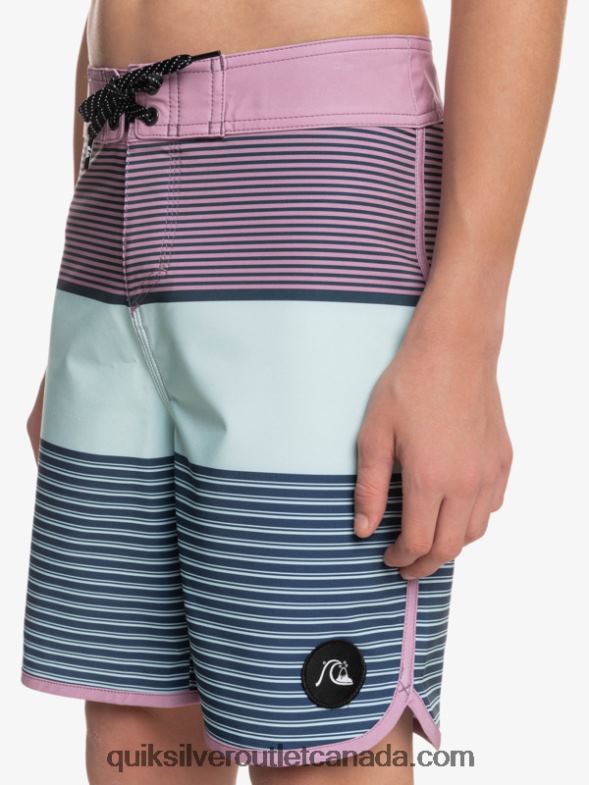 CA Quiksilver Boys 8-16 Surfsilk Tijuana Yth 17 Boardshort dusty orchid TX4R22270