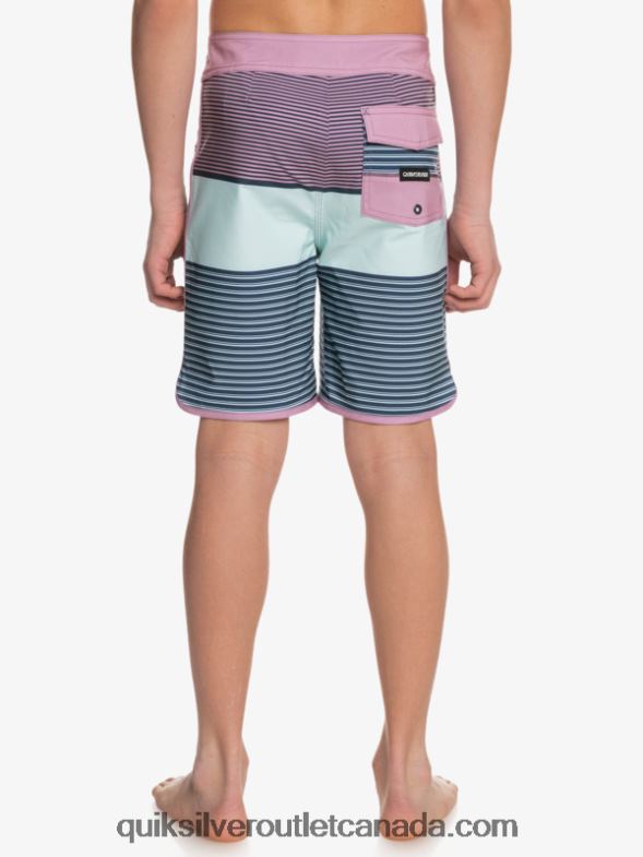 CA Quiksilver Boys 8-16 Surfsilk Tijuana Yth 17 Boardshort dusty orchid TX4R22270
