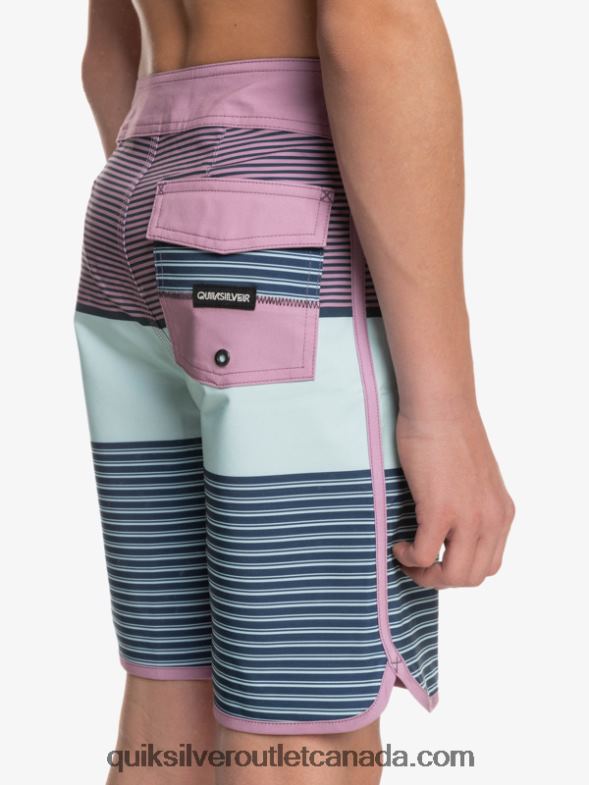 CA Quiksilver Boys 8-16 Surfsilk Tijuana Yth 17 Boardshort dusty orchid TX4R22270