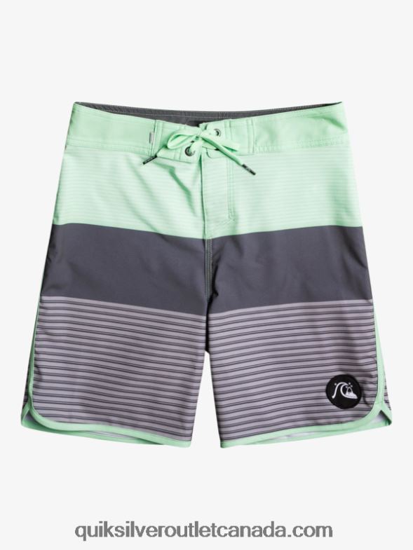 CA Quiksilver Boys 8-16 Surfsilk Tijuana Yth 17 Boardshort iron gate TX4R22267