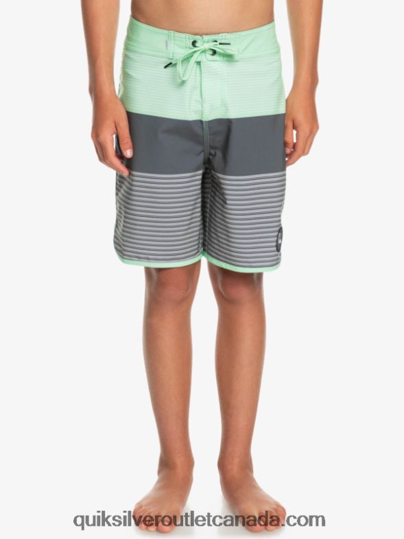 CA Quiksilver Boys 8-16 Surfsilk Tijuana Yth 17 Boardshort iron gate TX4R22267
