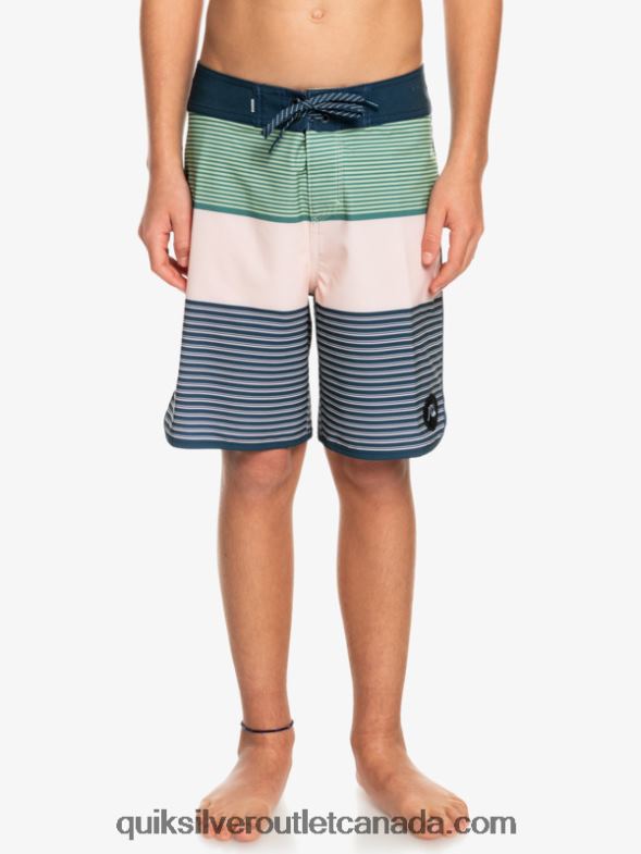CA Quiksilver Boys 8-16 Surfsilk Tijuana Yth 17 Boardshort veiled rose TX4R22271