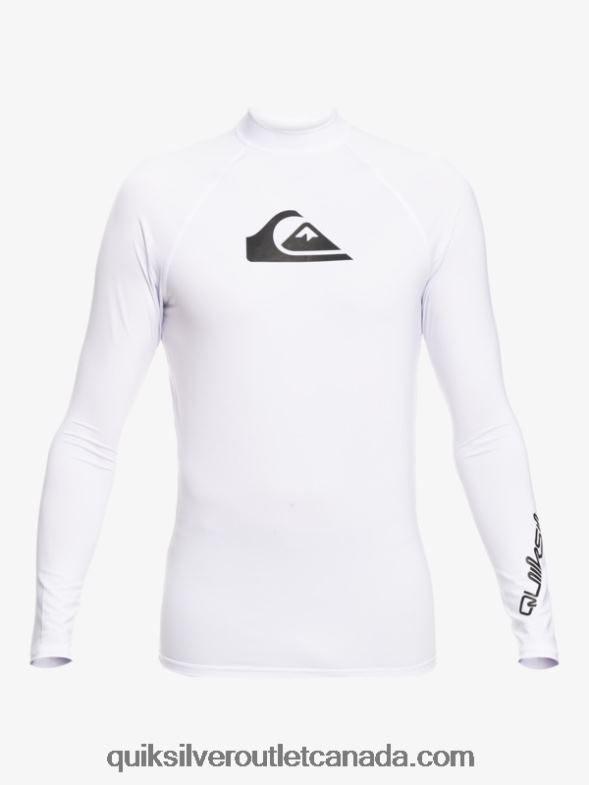 CA Quiksilver Boys 2-7 All Time Ls L/SL Surf Tee white TX4R22073