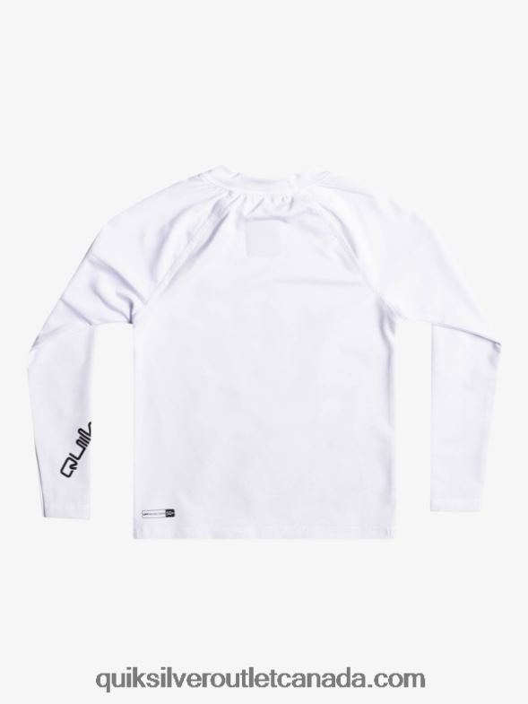 CA Quiksilver Boys 2-7 All Time Ls L/SL Surf Tee white TX4R22073