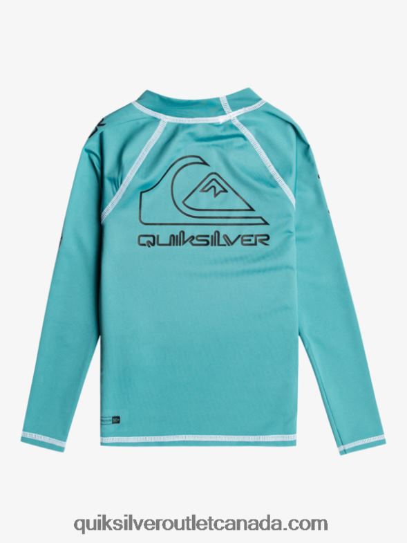 CA Quiksilver Boys 2-7 On Tour Long Sleeve UPF 50 Rashguard brittany blue TX4R22221