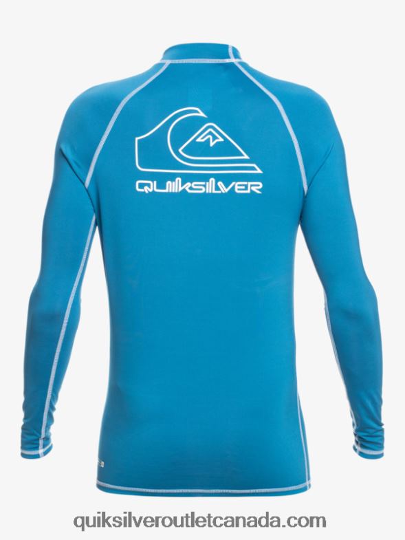 CA Quiksilver Boys 2-7 On Tour Long Sleeve UPF 50 Rashguard vallarta blue TX4R22222