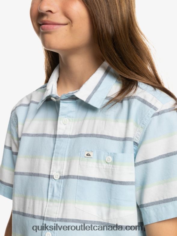 CA Quiksilver Boys 8-16 Cali Sunrise Shirt white cali sunrise 231 TX4R22158