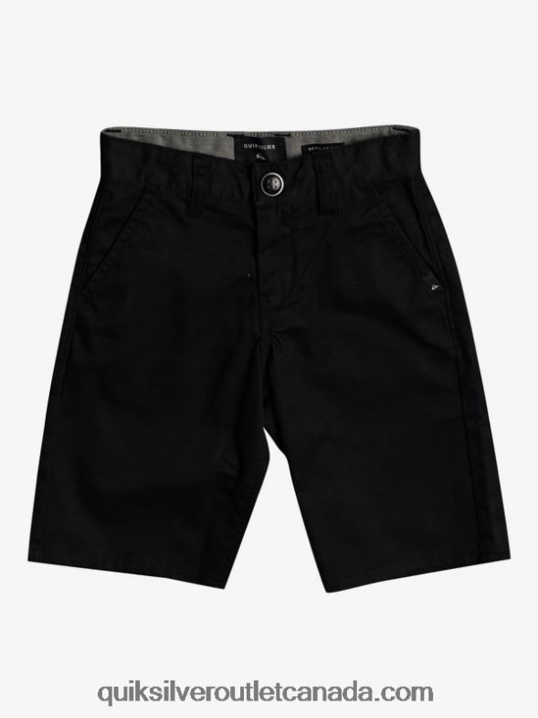 CA Quiksilver Boys 2-7 Everyday Union Stretch Chino Shorts black TX4R22102