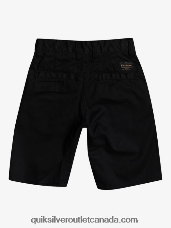 CA Quiksilver Boys 2-7 Everyday Union Stretch Chino Shorts black TX4R22102