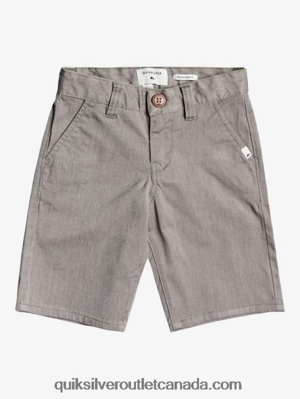 CA Quiksilver Boys 2-7 Everyday Union Stretch Chino Shorts light grey heather TX4R22105