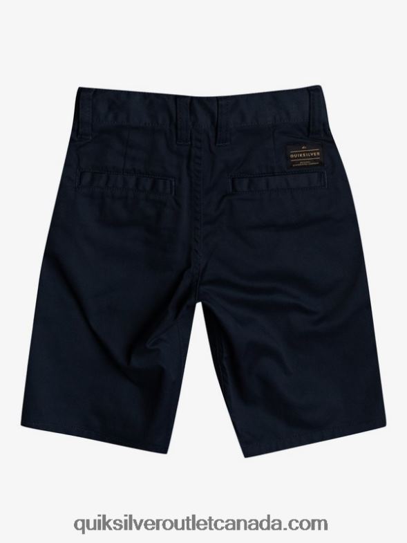CA Quiksilver Boys 2-7 Everyday Union Stretch Chino Shorts navy blazer TX4R22104