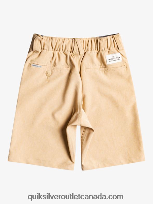 CA Quiksilver Boys 2-7 Union Heather Amphibian 14 Hybrid Shorts plage TX4R22334