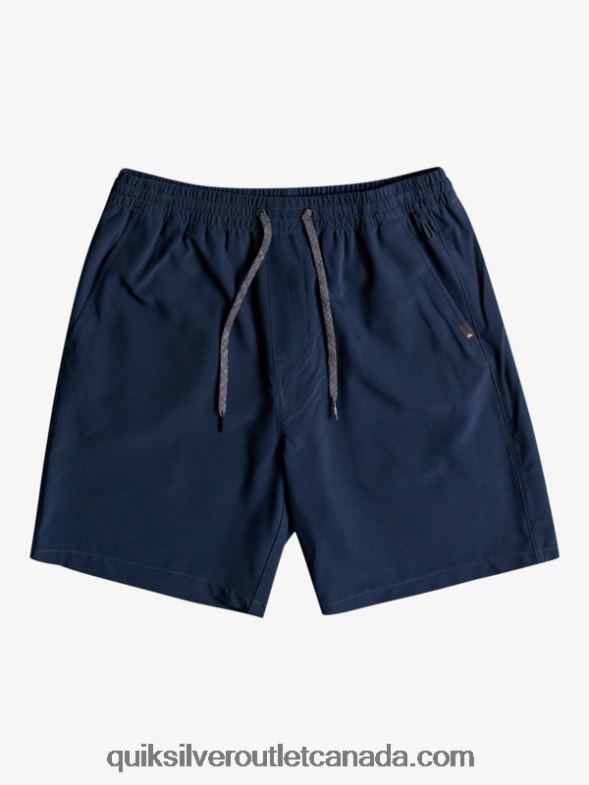 CA Quiksilver Boys 8-16 Ocean Elastic Amph Yth 18 Hybrid Shorts navy blazer TX4R22256