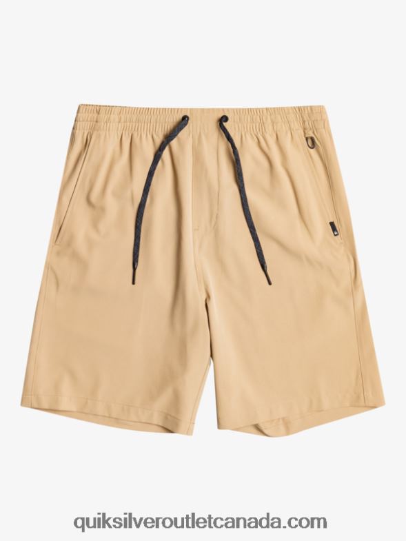 CA Quiksilver Boys 8-16 Ocean Elastic Amph Yth 18 Hybrid Shorts plage TX4R22257
