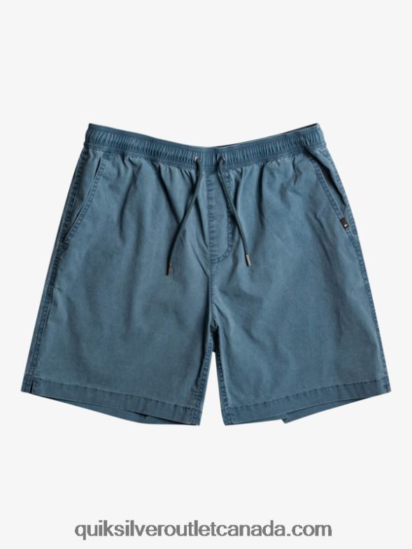CA Quiksilver Boys 8-16 Taxer 15 Elastic Waist Shorts midnight navy TX4R22081