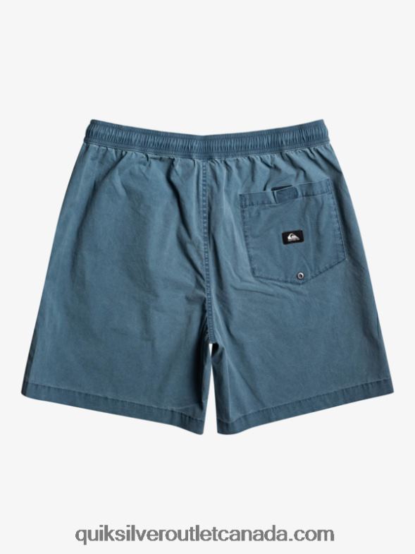 CA Quiksilver Boys 8-16 Taxer 15 Elastic Waist Shorts midnight navy TX4R22081