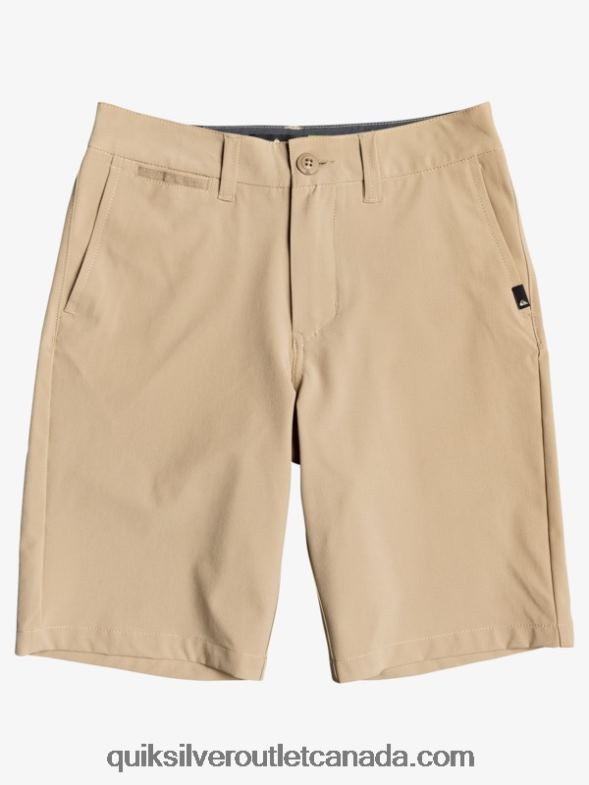 CA Quiksilver Boys 8-16 Union Amphibian 19 Hybrid Shorts plage TX4R22236