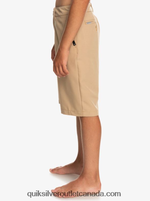 CA Quiksilver Boys 8-16 Union Amphibian 19 Hybrid Shorts plage TX4R22236