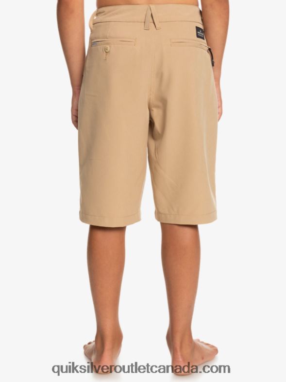 CA Quiksilver Boys 8-16 Union Amphibian 19 Hybrid Shorts plage TX4R22236