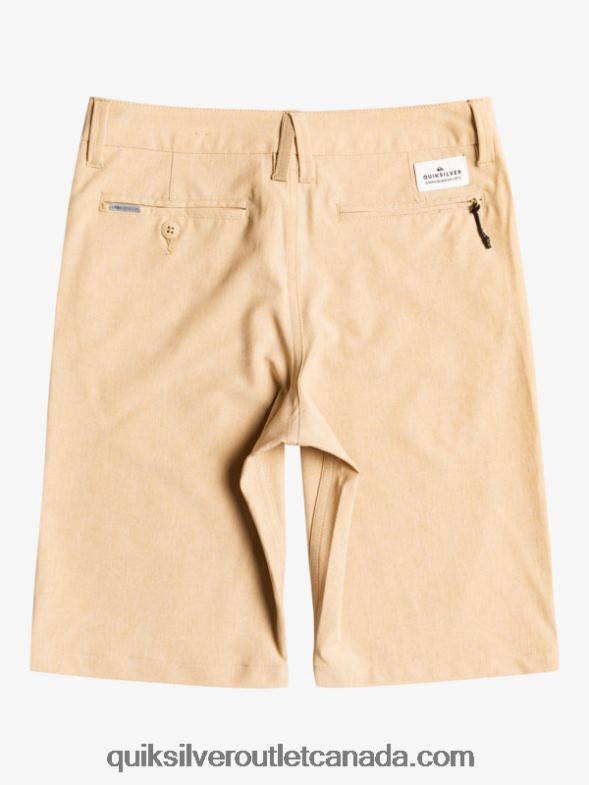CA Quiksilver Boys 8-16 Union Heather Amphibian 19 Hybrid Shorts plage TX4R22325