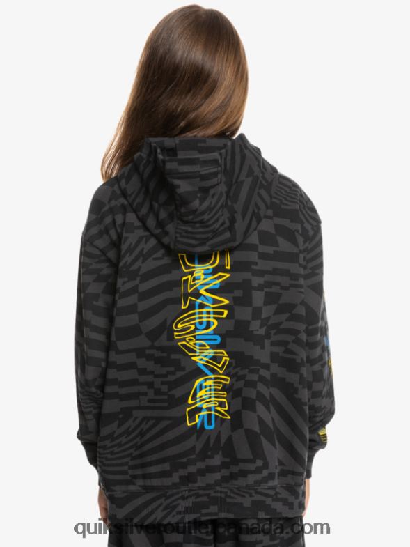 CA Quiksilver Boys 8-16 Radical Times Oversized Hoodie black radical times 231 TX4R22052