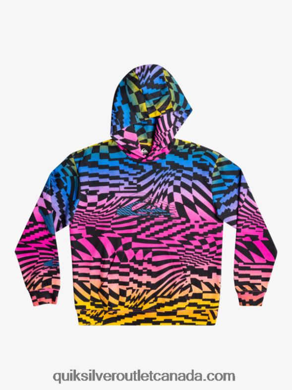 CA Quiksilver Boys 8-16 Radical Times Oversized Hoodie pink glo radical times 231 TX4R22051