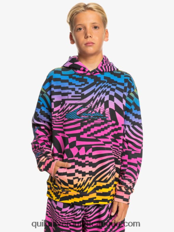 CA Quiksilver Boys 8-16 Radical Times Oversized Hoodie pink glo radical times 231 TX4R22051