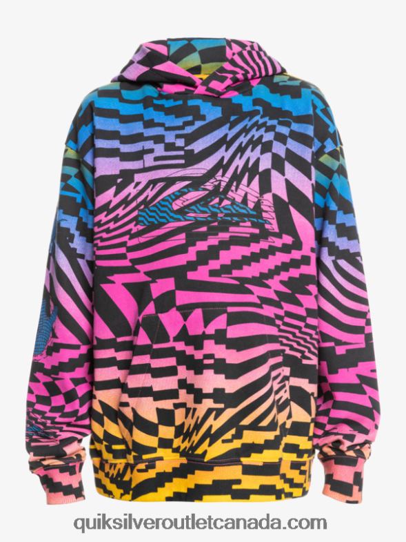CA Quiksilver Boys 8-16 Radical Times Oversized Hoodie pink glo radical times 231 TX4R22051