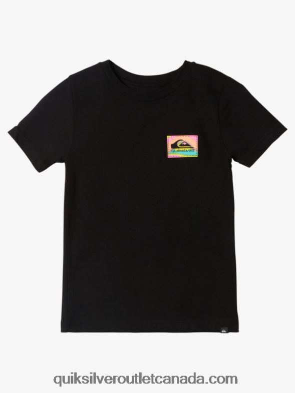 CA Quiksilver Boys 2-7 Color Flow T-shirt black TX4R22095