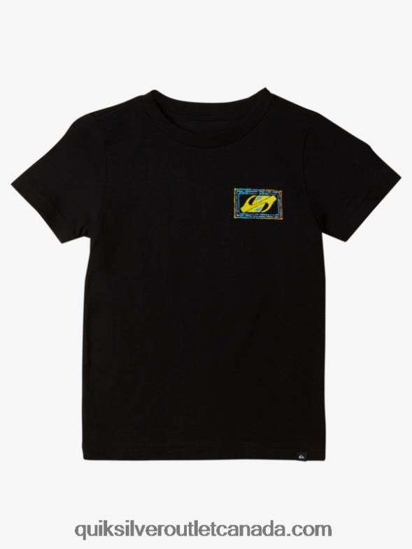 CA Quiksilver Boys 2-7 Echoed Beat T-Shirt black TX4R21947