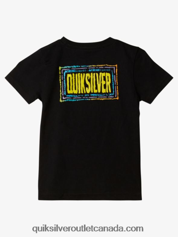 CA Quiksilver Boys 2-7 Echoed Beat T-Shirt black TX4R21947