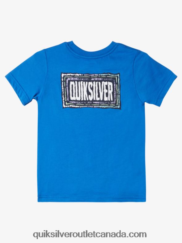 CA Quiksilver Boys 2-7 Echoed Beat T-Shirt turkish sea TX4R21948