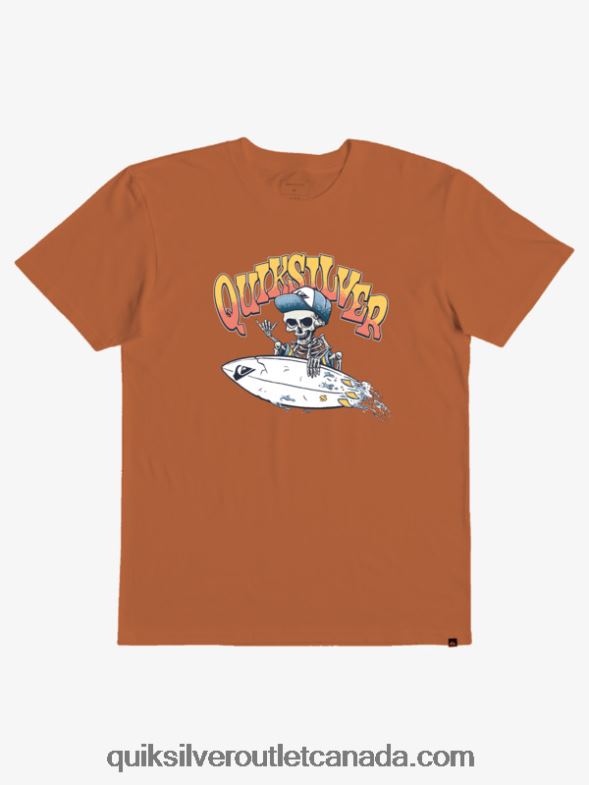 CA Quiksilver Boys 2-7 Friday Shift T-shirt mecca orange TX4R22232