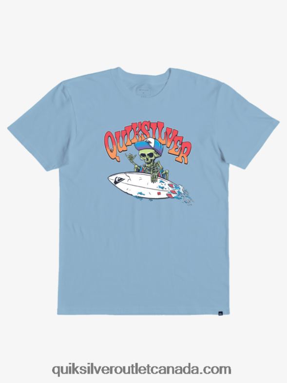 CA Quiksilver Boys 2-7 Friday Shift T-shirt sky blue TX4R22233