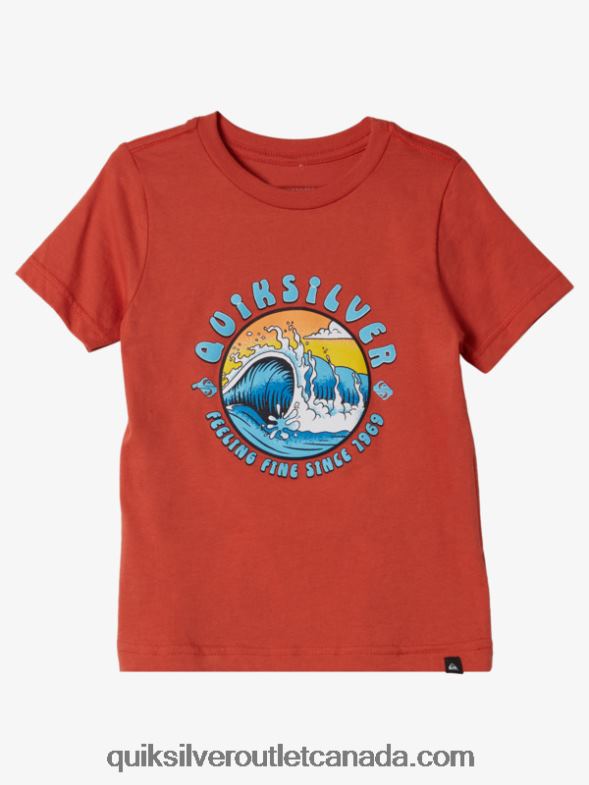 CA Quiksilver Boys 2-7 Light Tunnel T-shirt mecca orange TX4R22128