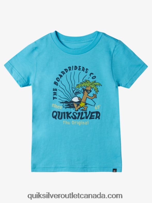 CA Quiksilver Boys 2-7 Peaceful Mind T-Shirt river blue TX4R21938