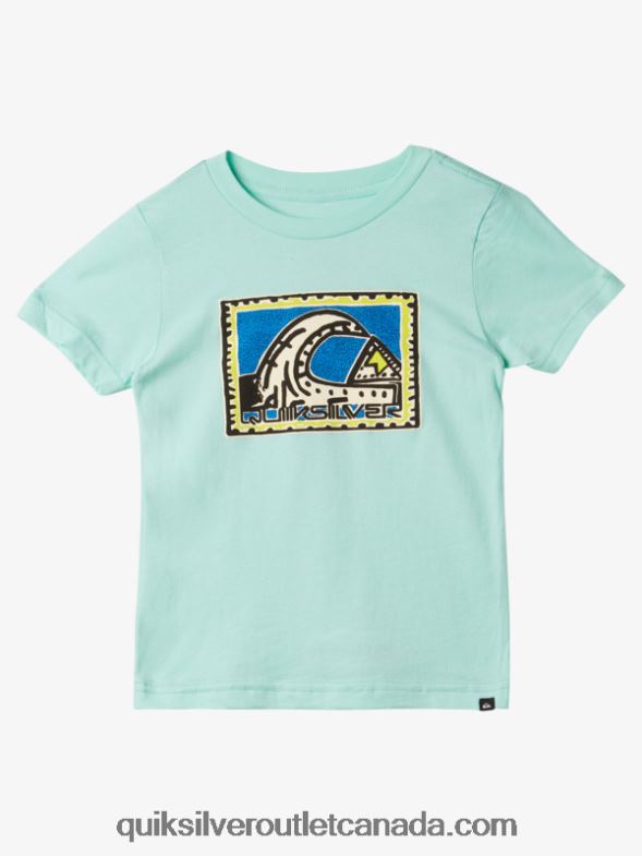 CA Quiksilver Boys 2-7 Rad Heritage T-shirt beach glass TX4R21958