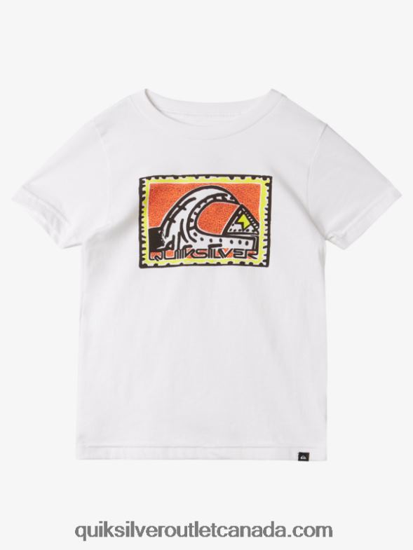 CA Quiksilver Boys 2-7 Rad Heritage T-shirt white TX4R21960