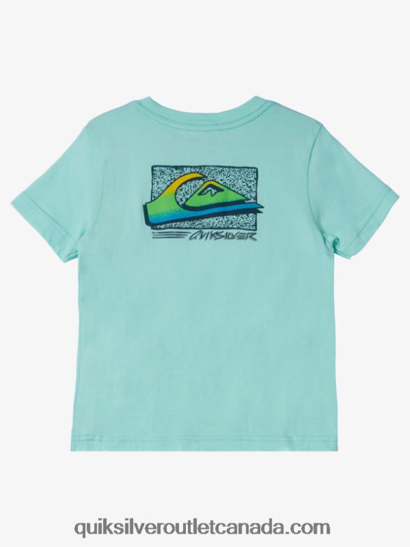 CA Quiksilver Boys 2-7 Retro Fade T-shirt beach glass TX4R22143