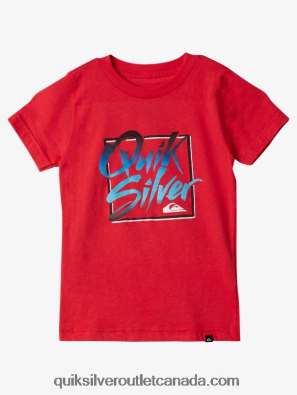 CA Quiksilver Boys 2-7 Summer Feel T-Shirt high risk red TX4R21976