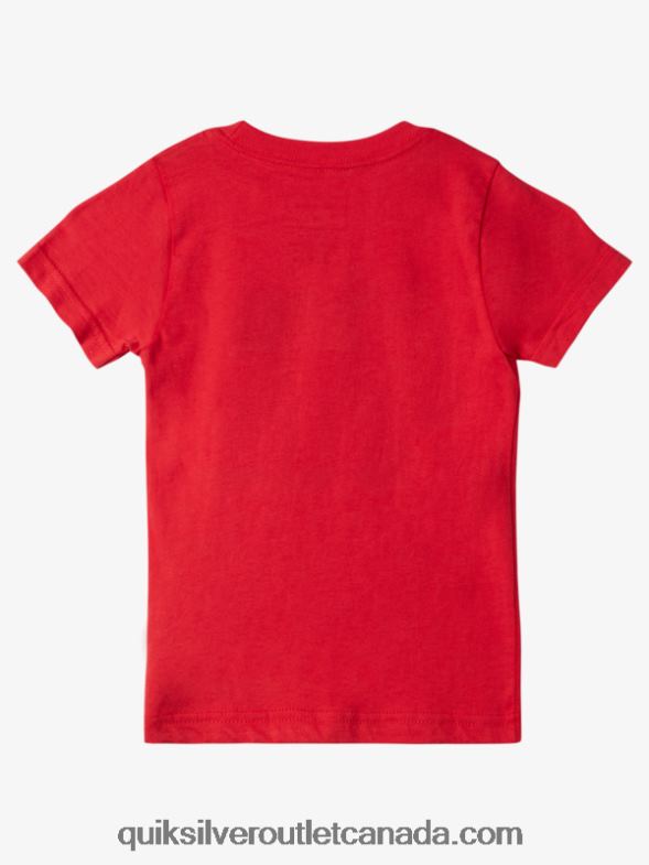 CA Quiksilver Boys 2-7 Summer Feel T-Shirt high risk red TX4R21976