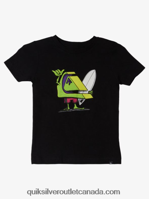 CA Quiksilver Boys 2-7 Surf Buddy T-shirt black TX4R22159