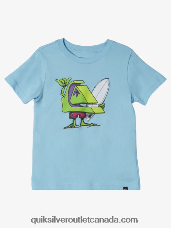 CA Quiksilver Boys 2-7 Surf Buddy T-shirt sky blue TX4R22160