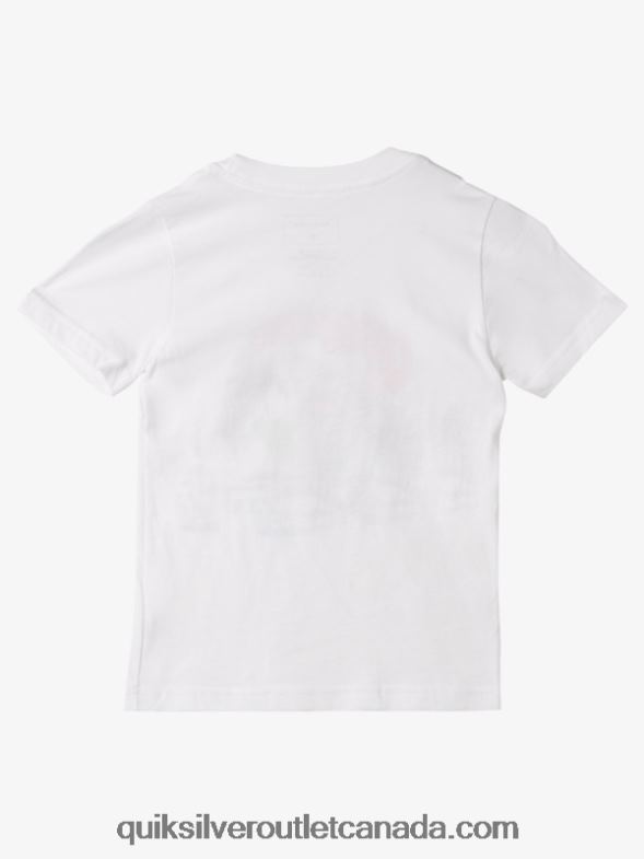CA Quiksilver Boys 2-7 Washed Out T-Shirt white TX4R21970