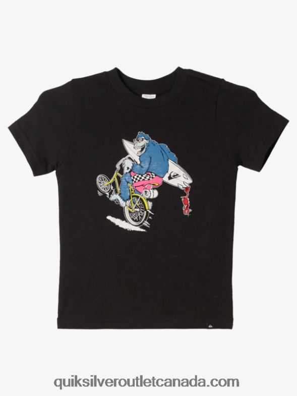 CA Quiksilver Boys 2-7 Wheelin T-Shirt black TX4R21972