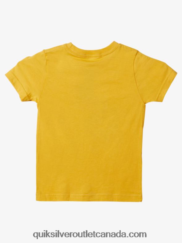 CA Quiksilver Boys 2-7 Wheelin T-Shirt yolk yellow TX4R21971