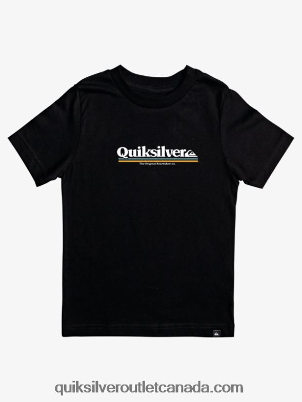 CA Quiksilver Boys 8-16 Between The Lines T-shirt black TX4R22091